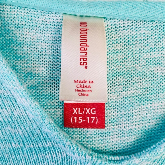 No Boundaries Hooded Shirt Juniors Size XL (15-17) - Picture 3 of 7